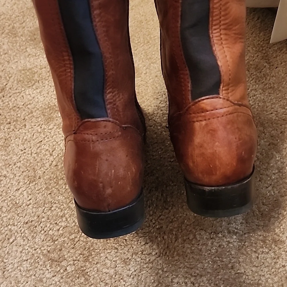 Frye Women's Mellisa Over the Knee Boots In Cognac W 5 1/2
